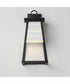 Shutters Vivex 1-Light Medium Outdoor Wall Sconce White / Black