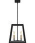 Tilly 4-light Pendant Matte Black