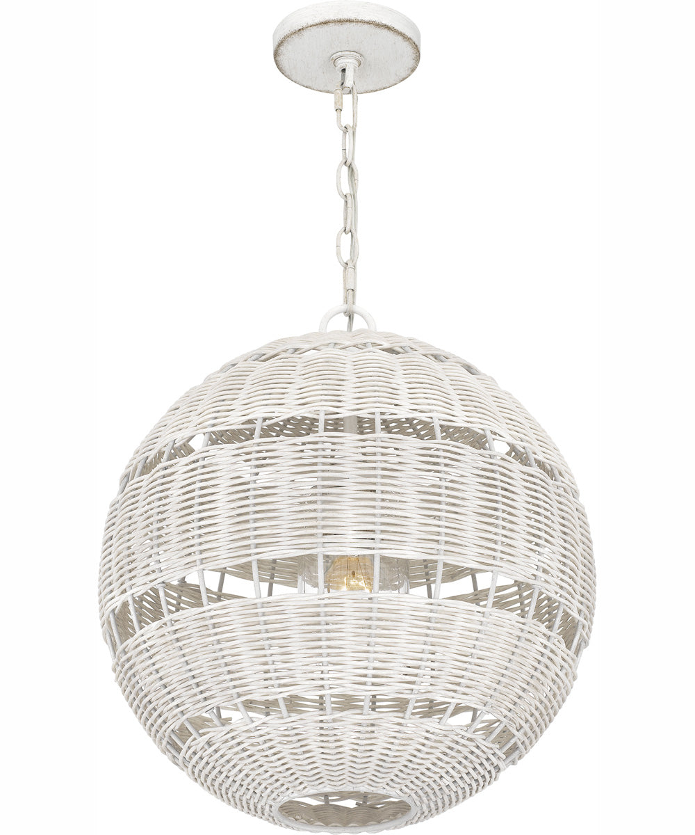 Quoizel Pendant Large 1-light Pendant Antique White