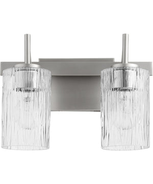 2-light Bath Vanity Light Satin Nickel
