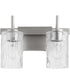 2-light Bath Vanity Light Satin Nickel