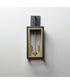 Neoclass 2-Light Outdoor Sconce Black / Gold