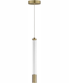 Cortex 14 inch LED Pendant Natural Aged Brass
