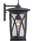 Grover Large 1-light Outdoor Wall Light Mystic Black