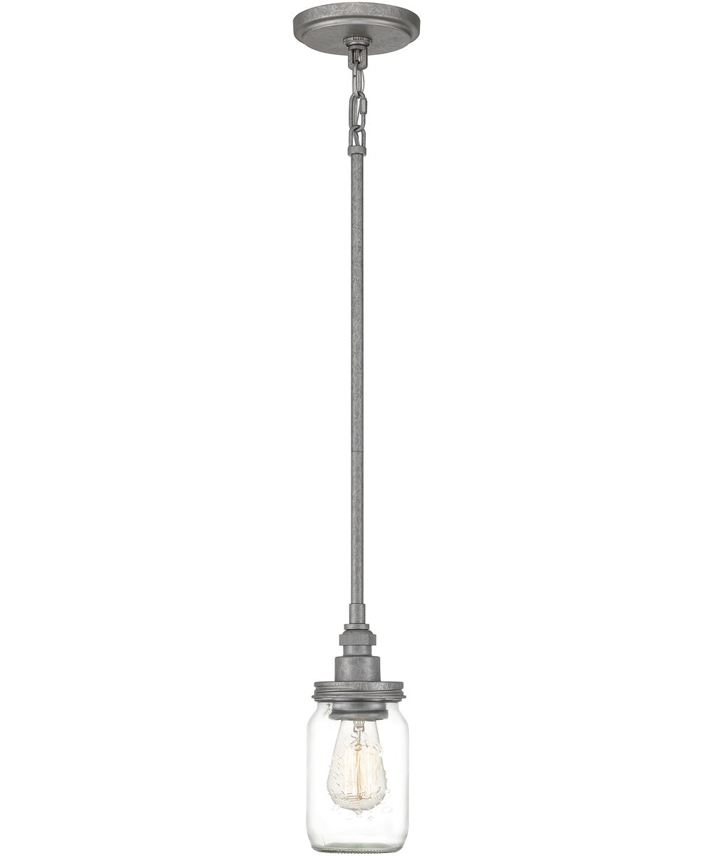 Squire Small 1-light Mini Pendant Galvanized