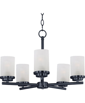 Corona 5-Light Chandelier Black