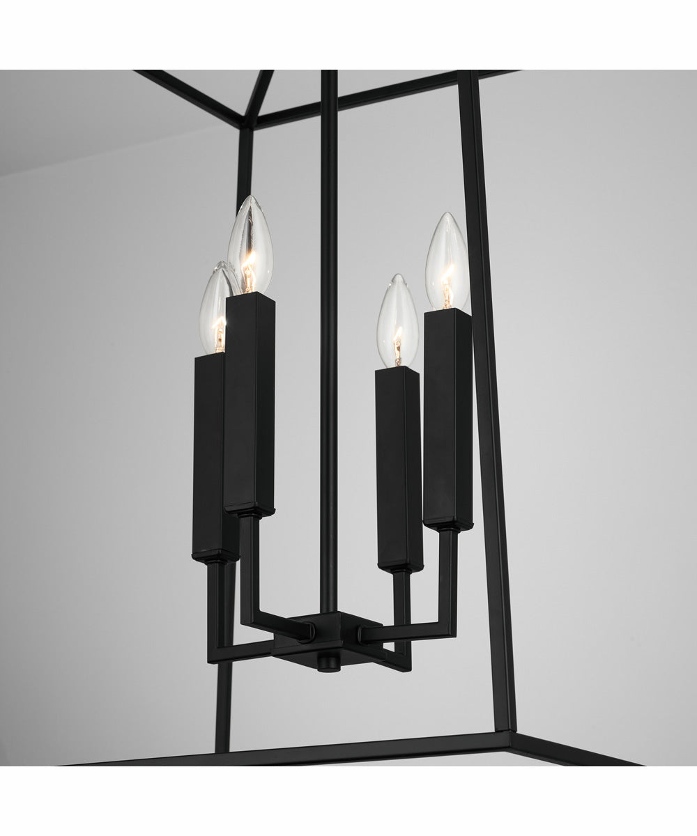 Thea 4-Light Foyer Matte Black