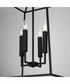 Thea 4-Light Foyer Matte Black
