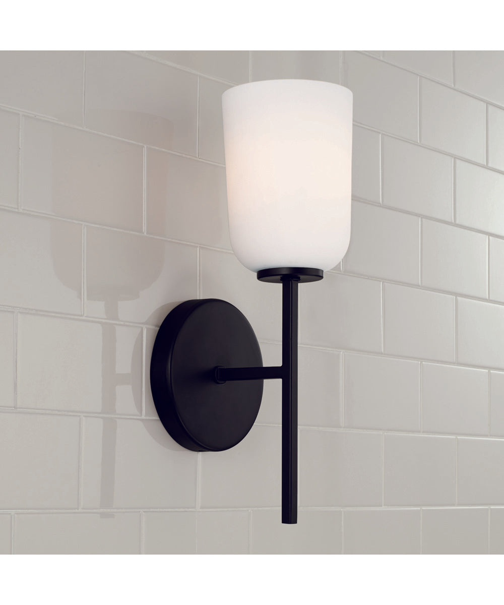 Lawson 1-Light Sconce Matte Black
