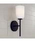 Lawson 1-Light Sconce Matte Black