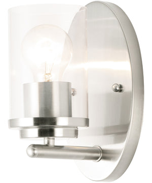 Corona 1-Light Wall Sconce Satin Nickel