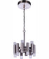Simple Lux 12-Light Convertible Semi Flush Brushed Polished Nickel