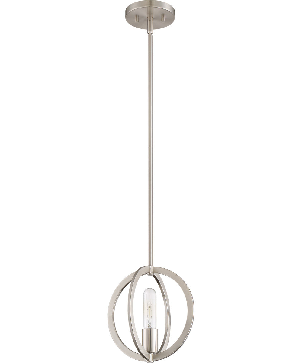 Orion Small 1-light Mini Pendant Brushed Nickel