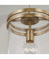 Fuller 1-Light Pendant Aged Brass