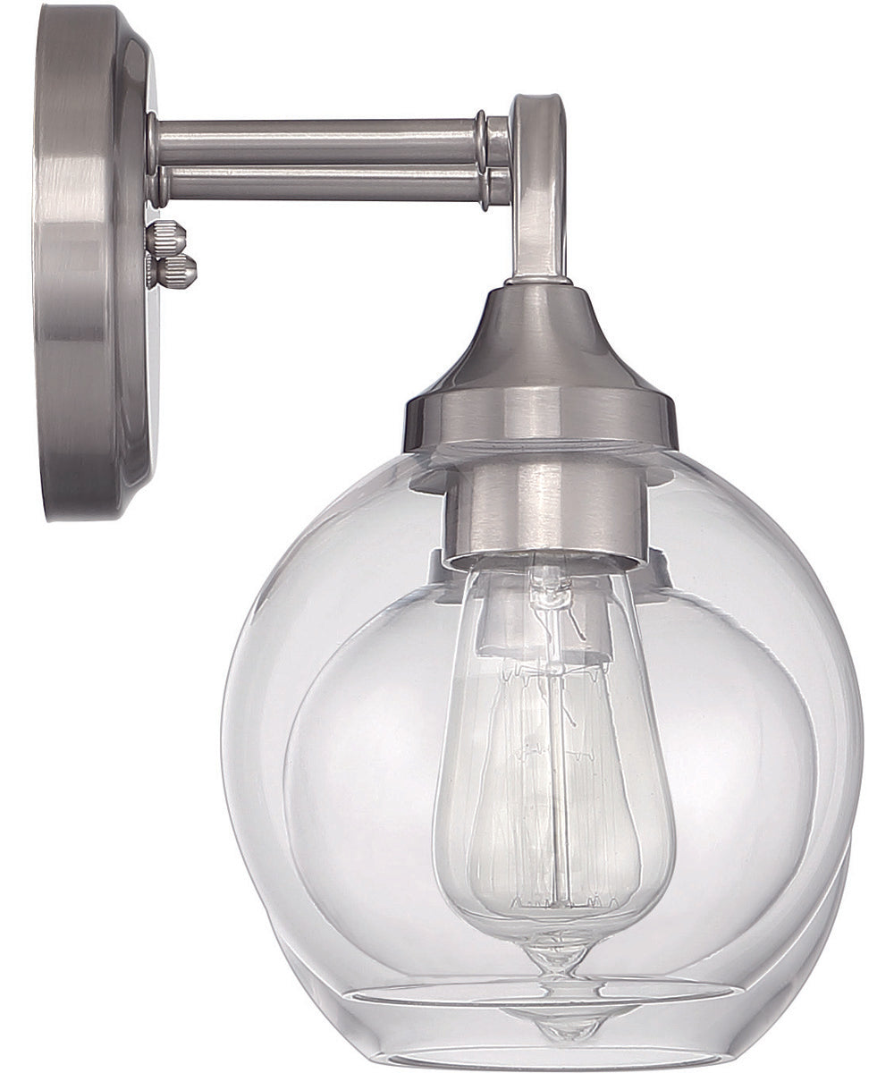 Glenda 2-Light Vanity Brushed Polished Nickel