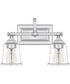 Nicholas Medium 2-light Bath Light Polished Chrome