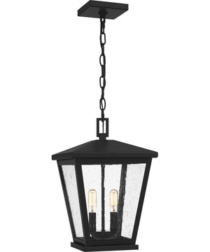 Joffrey Large 2-light Outdoor Pendant Light Matte Black