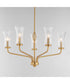 Camelot 5-Light Chandelier Natural Aged Brass