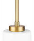 Cofield 1-Light Transitional Pendant Vintage Brass