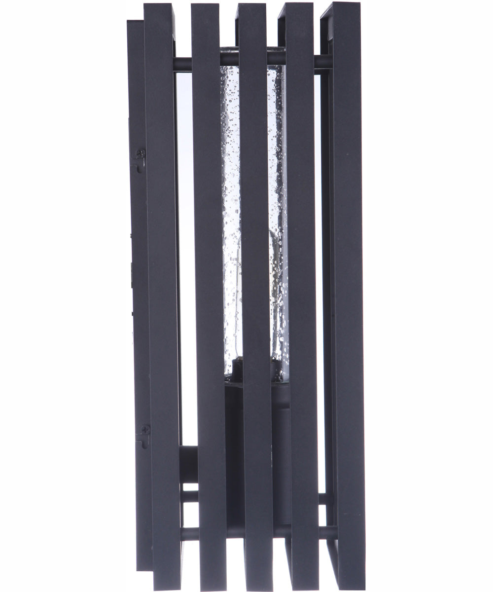 Carmel 1-Light Outdoor Wall Lantern Matte Black