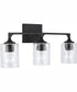 Clint 3-Light Vanity Black Iron