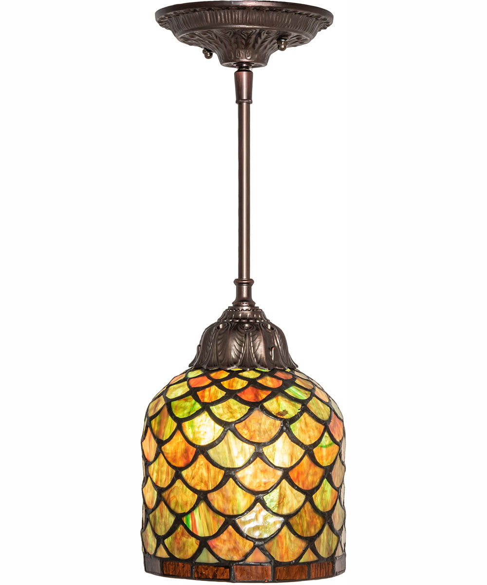 6" Wide Acorn Mini Pendant