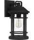 Quincy Large 1-light Outdoor Wall Light  Coastal Armour Aluminum Earth Black