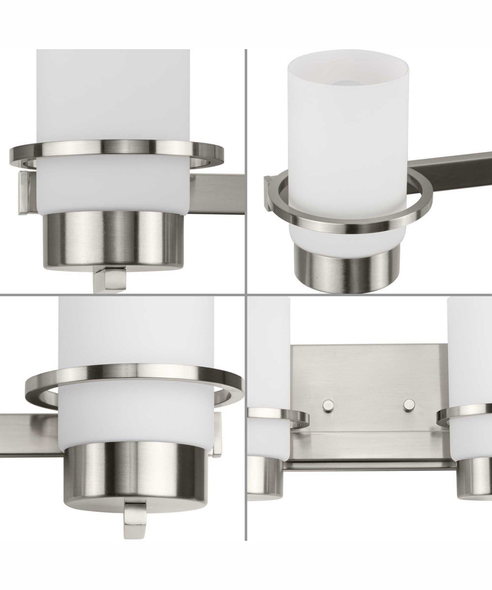 Reiss 4-Light Modern Farmhouse Vanity Light Brushed Nickel