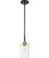 Sagamore Small 1-light Mini Pendant Earth Black