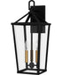 Hull Large 3-light Outdoor Wall Light  Coastal Armour Aluminum Matte Black