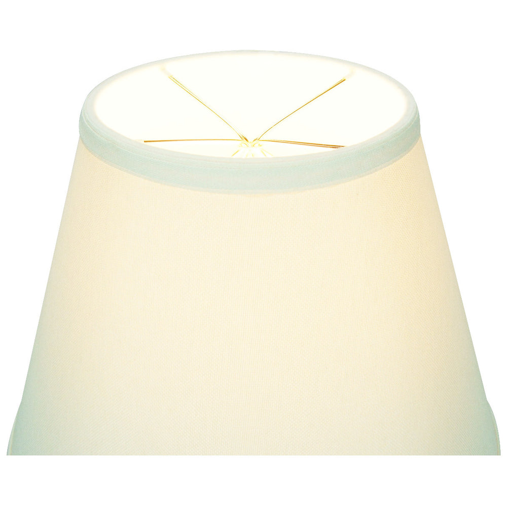 12"W x 9"H Light Oatmeal Empire Hardback Lampshade
