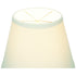 12"W x 9"H Light Oatmeal Empire Hardback Lampshade