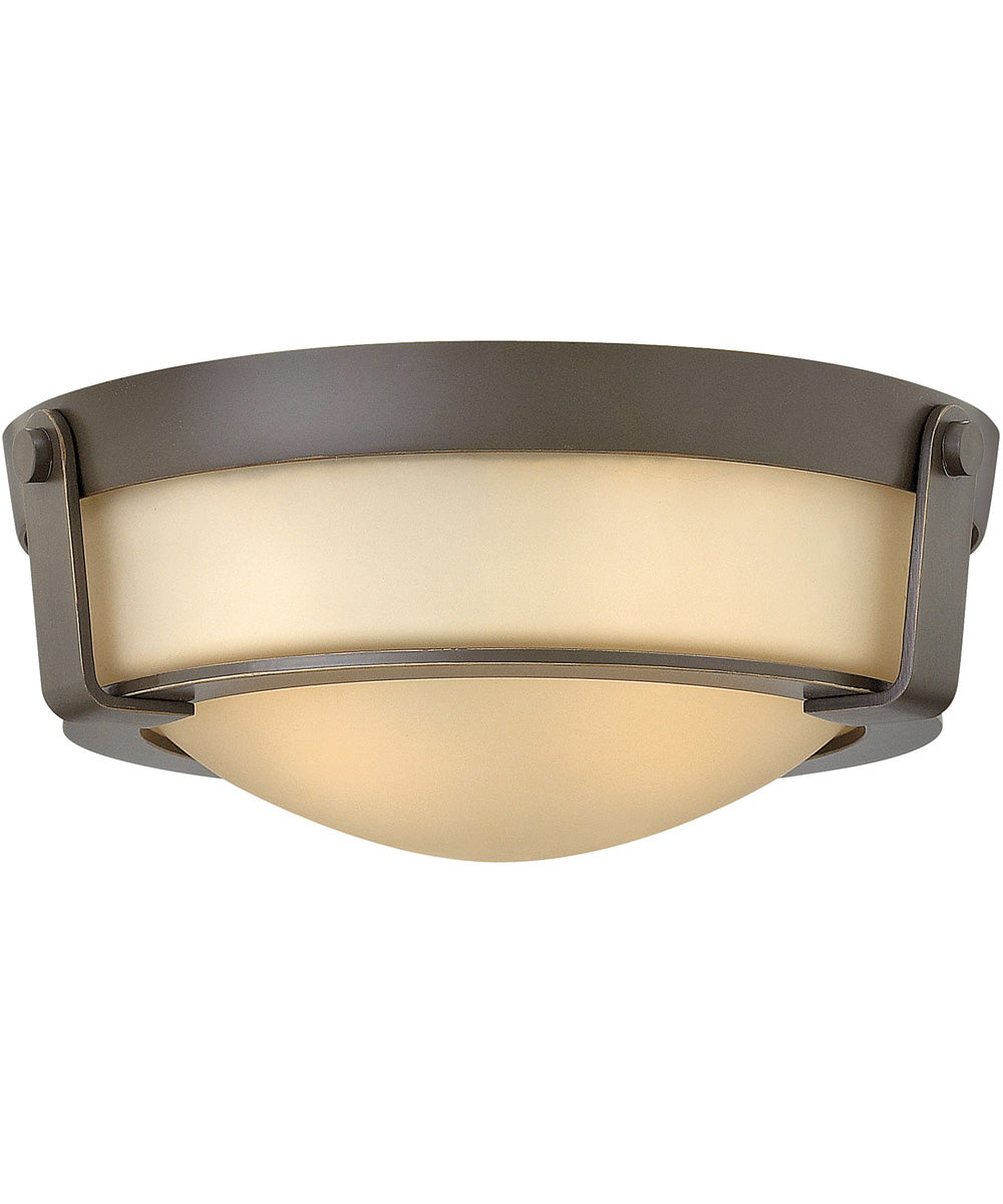 Hathaway LED-Light Small Flush Mount in Olde Bronze