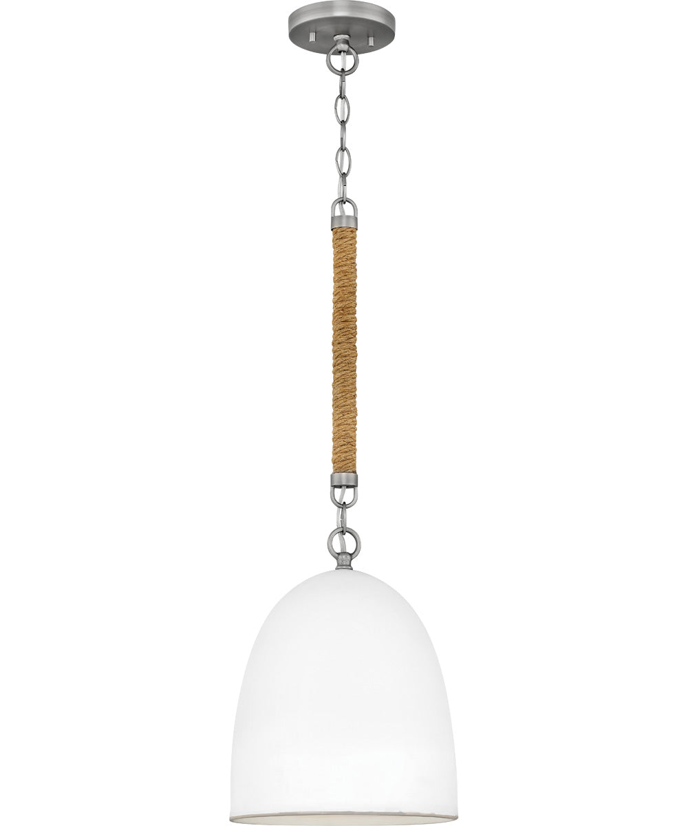 Nash 1-Light Small Pendant in Antique Nickel