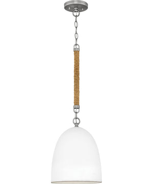 Nash 1-Light Small Pendant in Antique Nickel