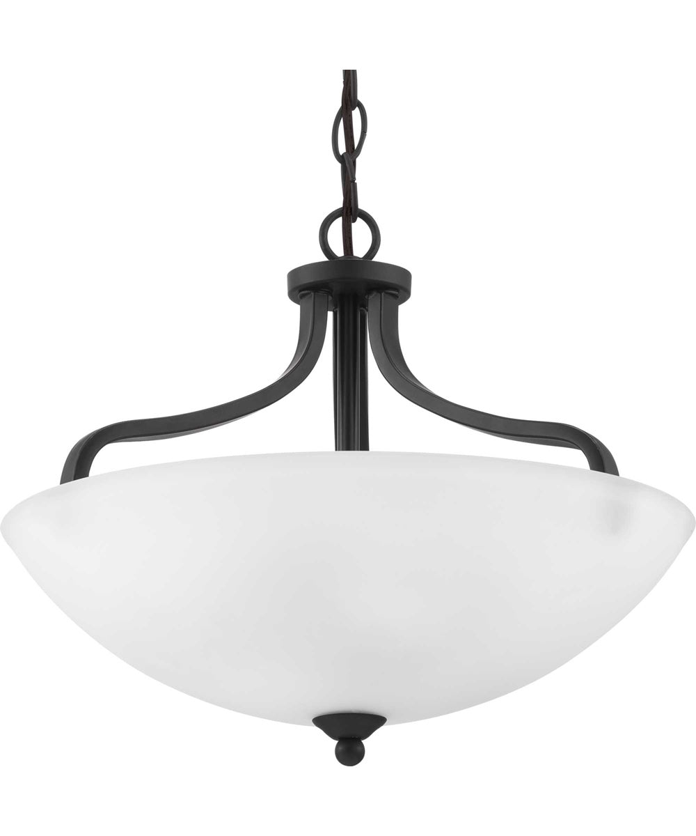 Laird 3-Light Semi-Flush Convertible Antique Bronze