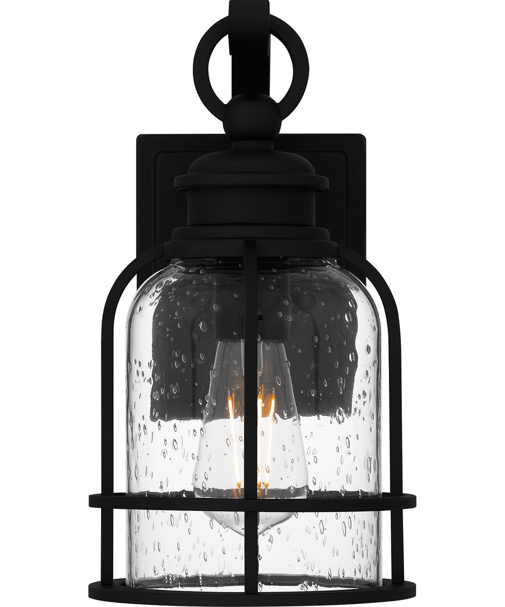 Bowles Small 1-light Outdoor Wall Light Earth Black
