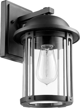 13"H 1-light Outdoor Wall Lantern Noir