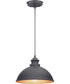 Englewood 1-Light Hanging Lantern Textured Black