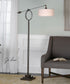 67"H Levisa Brushed Bronze Floor Lamp