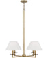 Gilda 4-Light Chandelier Aged Brass