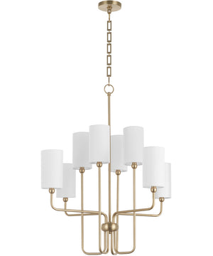 Tamara Day's Charlotte 8-light Chandelier Aged Brass