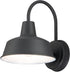 11"H Pier M 1-Light Outdoor Wall Sconce Black