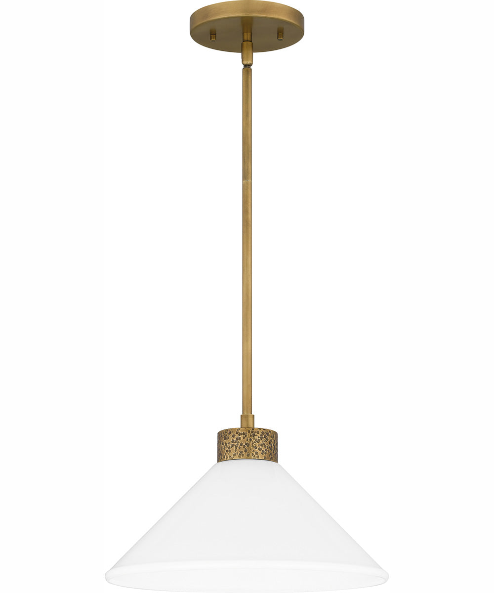 Quoizel Pendant 1-light Pendant Weathered Brass