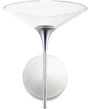 Cono LED 1-Light Wall Sconce Polished Chrome