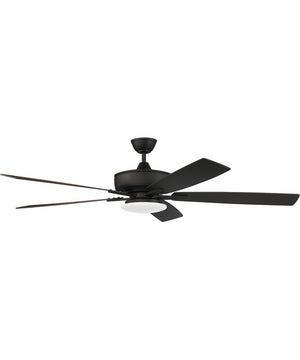 60" Super Pro 112 Slim Light Kit 1-Light Specialty Ceiling Fan (Blades Included) Espresso