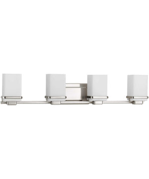 Metric 4-Light Bath & Vanity Brushed Nickel