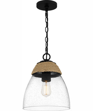 Quoizel Piccolo Pendant 1-light Mini Pendant Matte Black