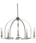 Seneca 5-Light Farmhouse Chandelier Light Polished Nickel