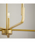 Tempo 6-light Chandelier Aged Brass